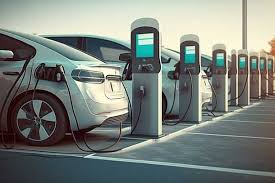EV charging hub in Austin near freeways